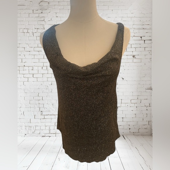 Chaser Metallic Accent Dressy Top Small NWT | Glam Cami Vibes + Boutique Shine ✨ - Picture 3 of 7